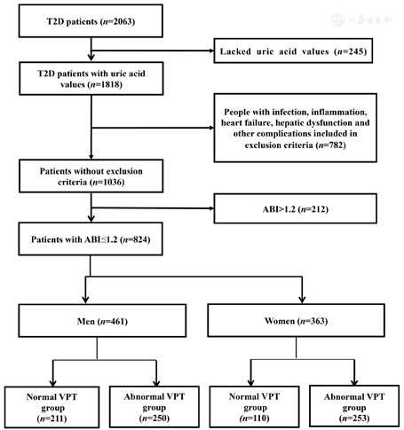 Association between serum uric acid and large-nerve fiber dysfunction ...